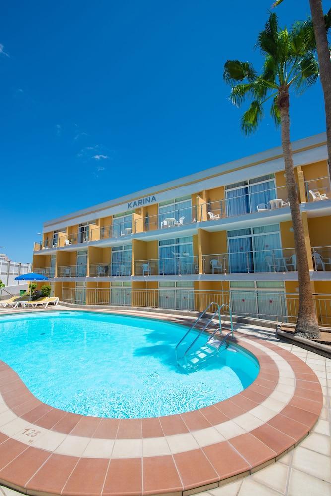 Apartamentos Karina بلايا ديل إنغلز المظهر الخارجي الصورة