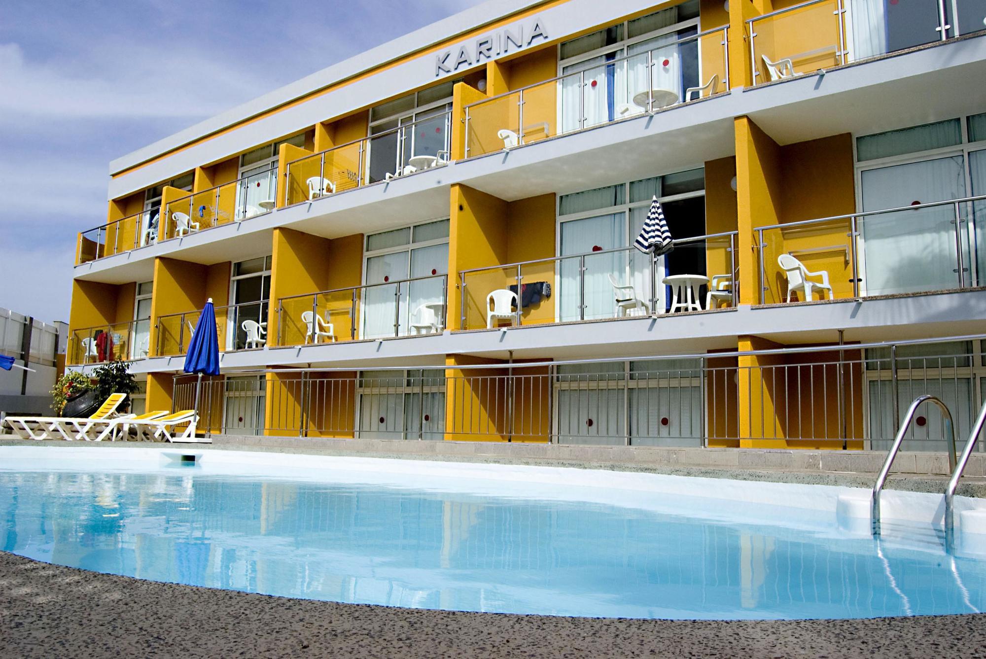 Apartamentos Karina بلايا ديل إنغلز المظهر الخارجي الصورة