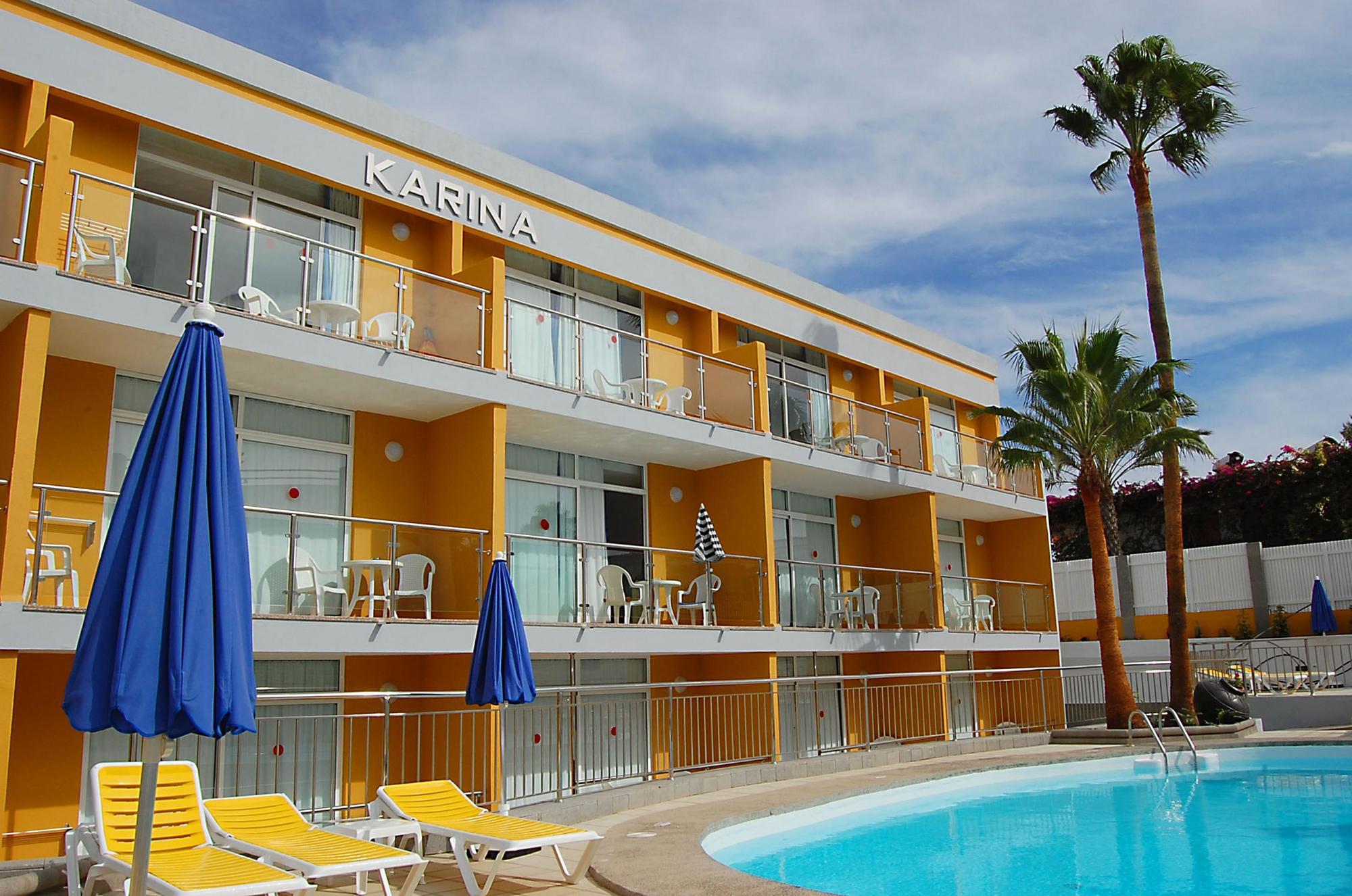 Apartamentos Karina بلايا ديل إنغلز المظهر الخارجي الصورة