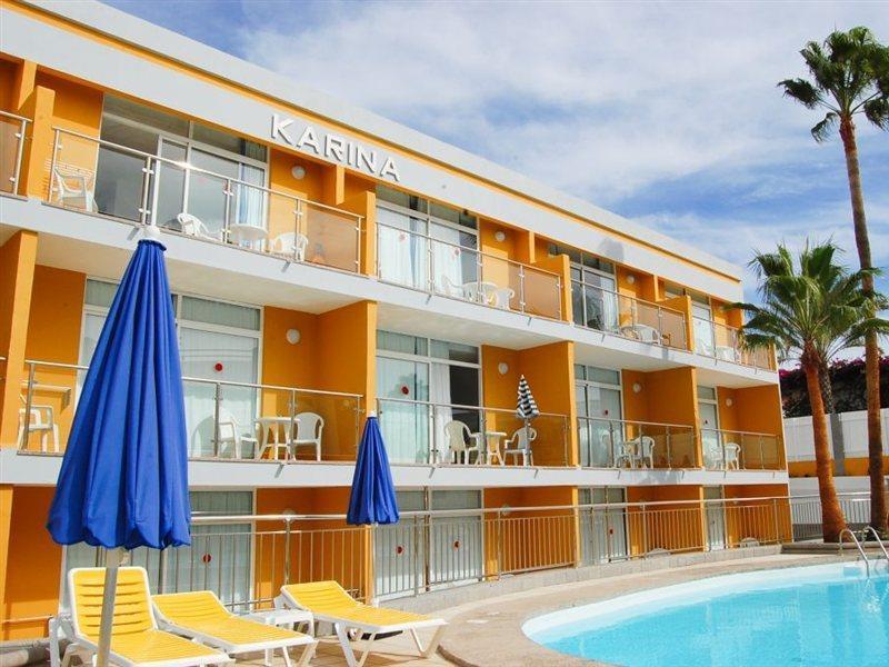 Apartamentos Karina بلايا ديل إنغلز المظهر الخارجي الصورة