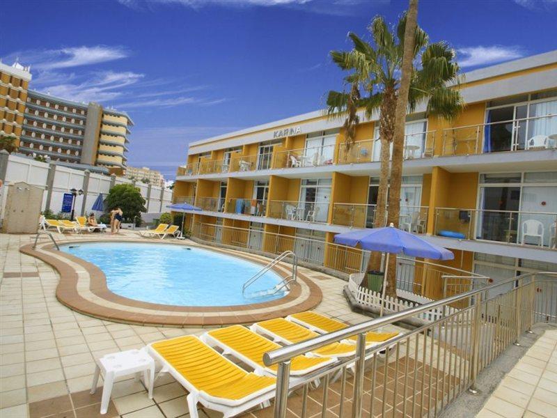 Apartamentos Karina بلايا ديل إنغلز المظهر الخارجي الصورة